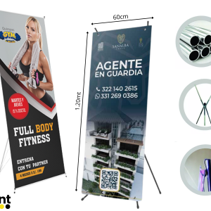 Banner de Aluminio .60x1.20mt