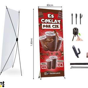 Banner económico .80x1.80mt